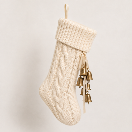 Chaussette de Noël Tricotée