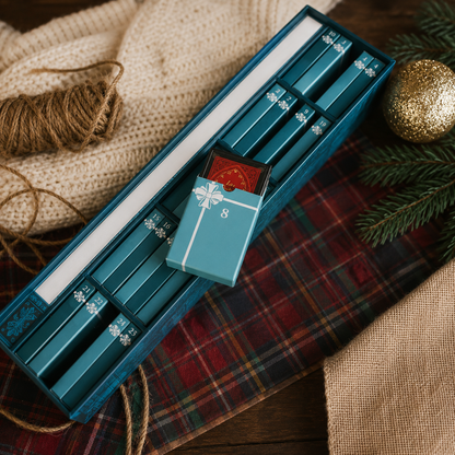 Calendrier de l’Avent avec mini-livres à suspendre