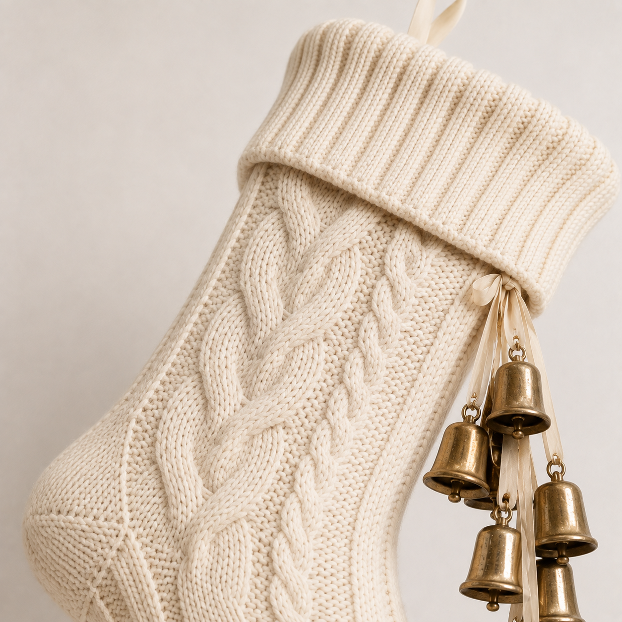 Chaussette de Noël Tricotée