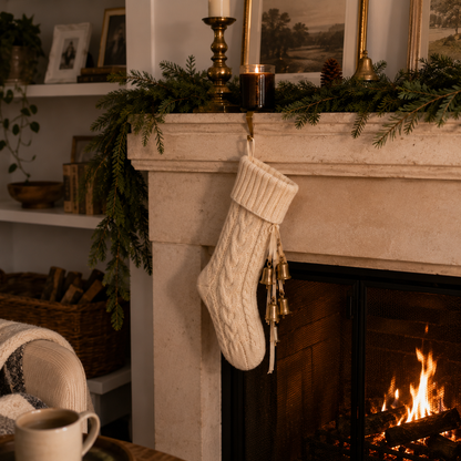 Chaussette de Noël Tricotée